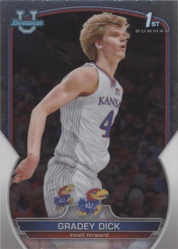 2022-23 Bowman University Chrome - Gradey Dick #41