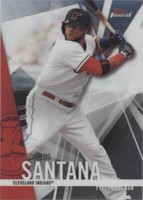 2017 Topps Finest - Carlos Santana #17