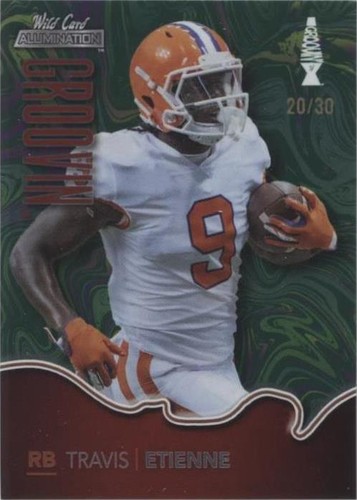 2021 Wild Card Alumination Travis Etienne #GG-9