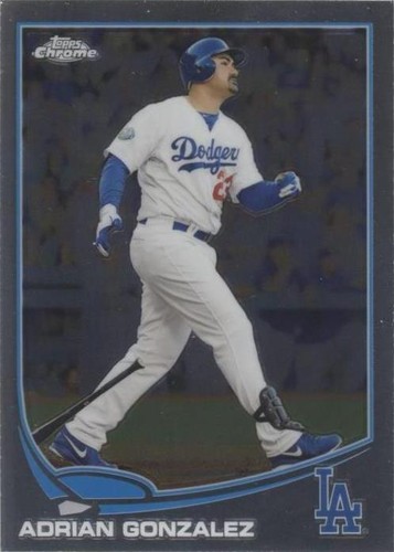 2013 Topps Chrome - Adrian Gonzalez #19