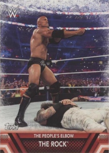 2017 Topps WWE Then Now Forever - The Rock #F-8