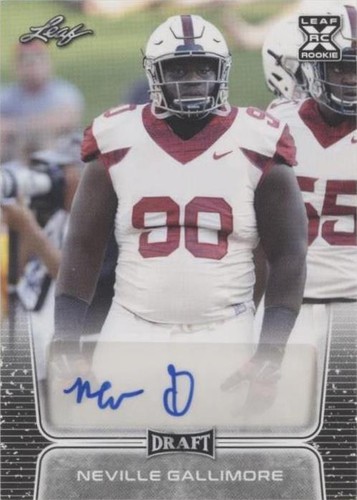 2020 Leaf Draft Neville Gallimore #BA-NG1