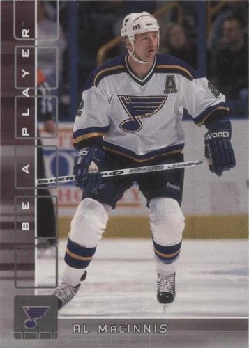 2001-02 In the Game Be A Player Memorabilia - Al MacInnis #84