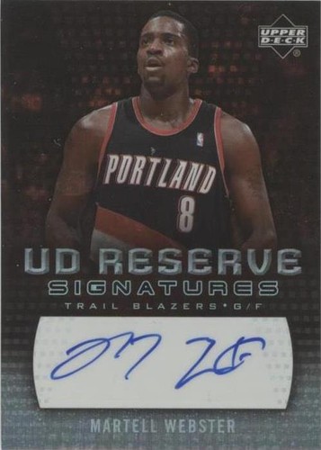 2006-07 UD Reserve - Martell Webster #RA-WE