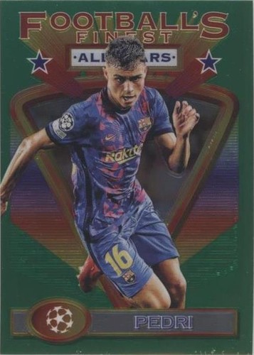 2021-22 Topps Finest Flashbacks UCL Soccer Trading Cards