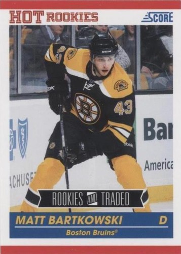 2010-11 Score Rookies & Traded - Matt Bartkowski #654
