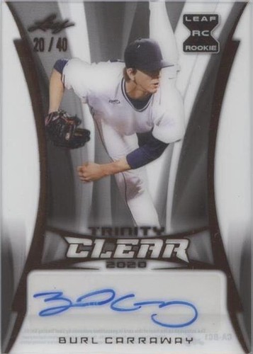 2020 Leaf Trinity - Burl Carraway #CA-BC1