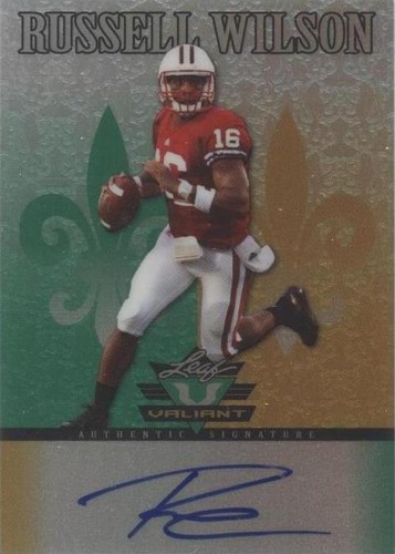 2012 Leaf Valiant Russell Wilson #RW1