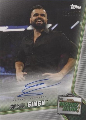2019 Topps WWE Money in the Bank - Sunil Singh #A-SU