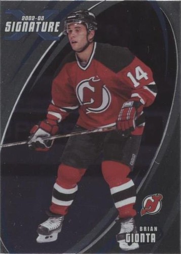 2002-03 In the Game Be A Player Signature Series - Brian Gionta #086