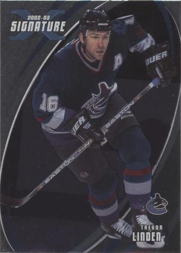 2002-03 In the Game Be A Player Signature Series - Trevor Linden #038