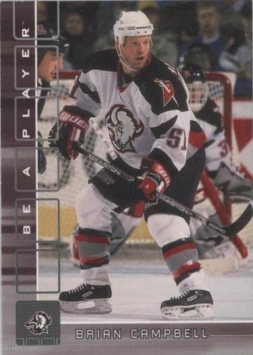 2001-02 In the Game Be A Player Memorabilia - Brian Campbell #192
