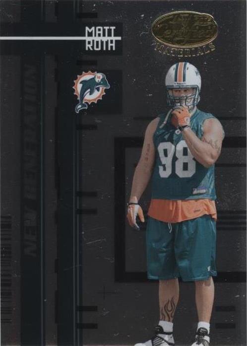 2005 Leaf Certified Materials Matt Roth #165