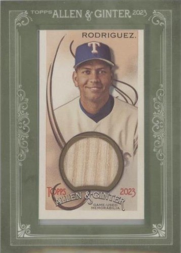 2023 Topps Allen & Ginter - Alex Rodriguez #MFR-ARO