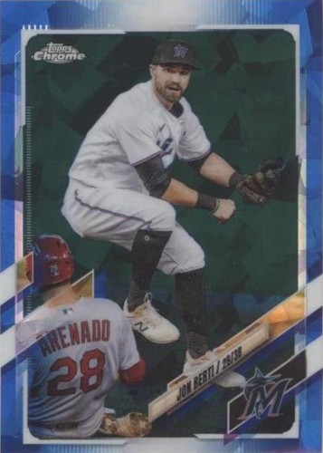 2021 Topps Chrome Update Series Sapphire Edition - Jon Berti #US131