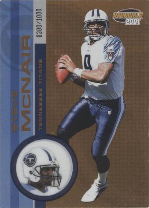 2001 Pacific Invincible Steve McNair #242