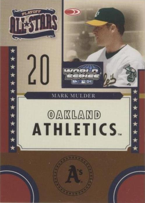 Donruss World Series 2004 - Mark Mulder #PAS-19