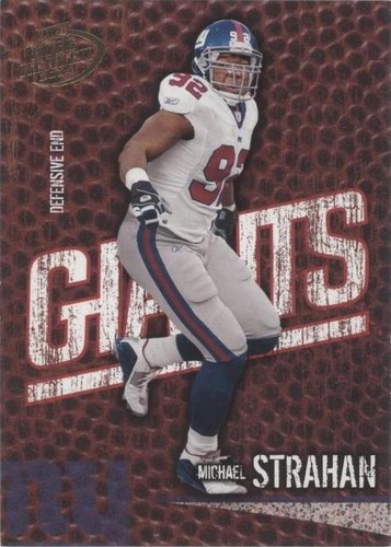 2004 Playoff Hogg Heaven Michael Strahan #65