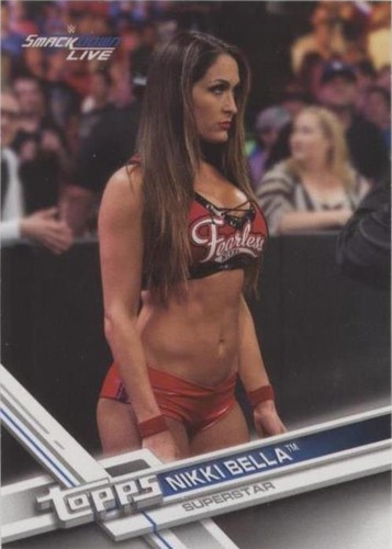 Nikki Bella 2017 Topps WWE Authentic Kiss Card Auto