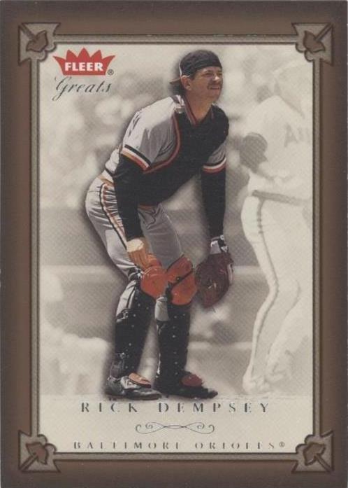 2004 Fleer Greats of the Game - Rick Dempsey #77