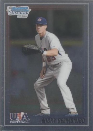 2010 Bowman Chrome - Nick Delmonico #USA18-BC5