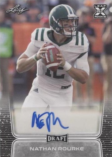 2020 Leaf Draft Nathan Rourke #BA-NR1