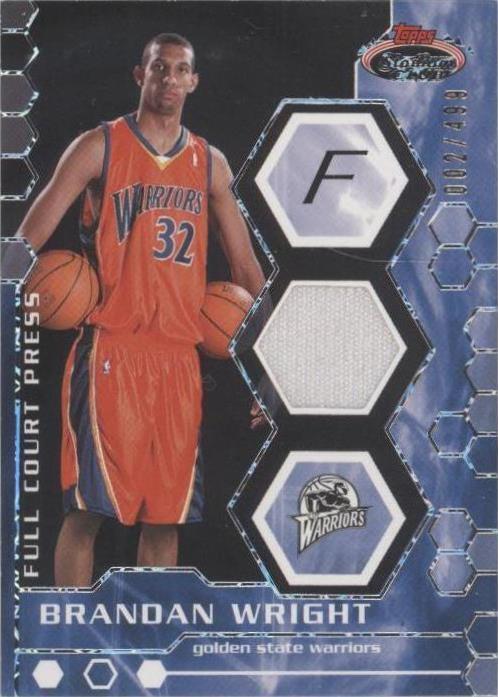2007-08 Topps 体育场俱乐部 - Brandan Wright #FCPR-BW