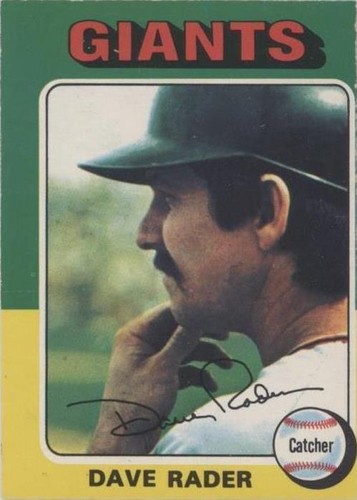 1975 O-Pee-Chee - Dave Rader #31