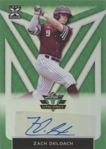 2020 Leaf Valiant - Zach DeLoach #BA-ZDL