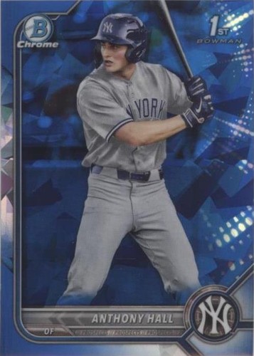2022 Bowman Chrome Draft Sapphire Edition - Anthony Hall #BDC-97