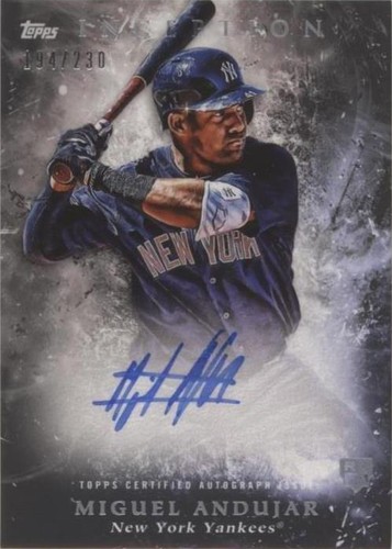 2018 Topps Inception - Miguel Andujar #RES-MA
