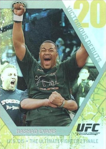 2009 Topps UFC Round 1 - Rashad Evans #VD13
