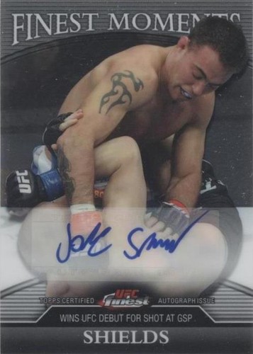 2011 Topps Finest UFC - Jake Shields #FMA-JS