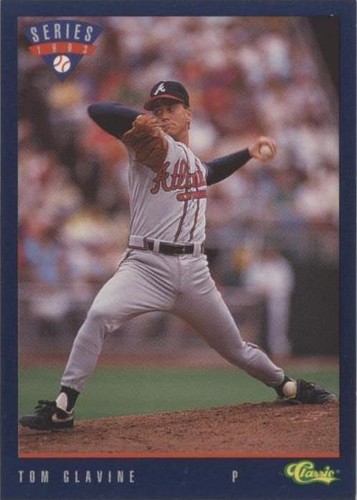 1993 Classic Update Blue Travel Edition - Tom Glavine #T36