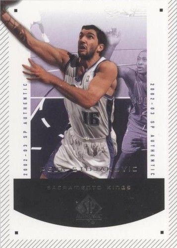 2002-03 SP Authentic - Peja Stojakovic #79