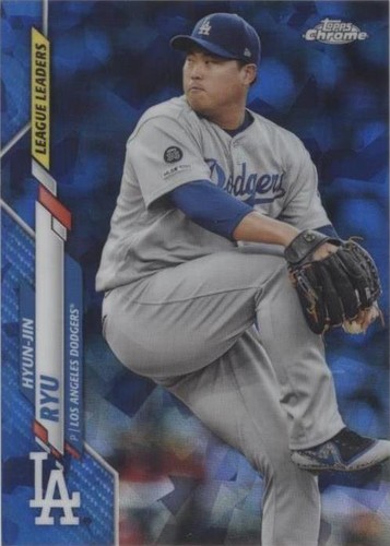2020 Topps Chrome Sapphire Edition - Hyun-jin Ryu #86