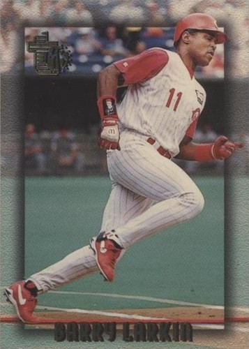 1995 Topps Embossed - Barry Larkin #129