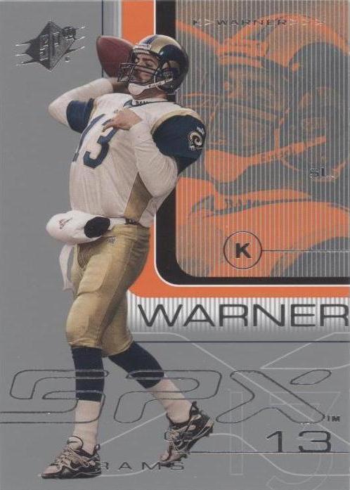 2001 SPx Kurt Warner #72
