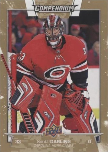 2017-18 Upper Deck Compendium - Scott Darling #646