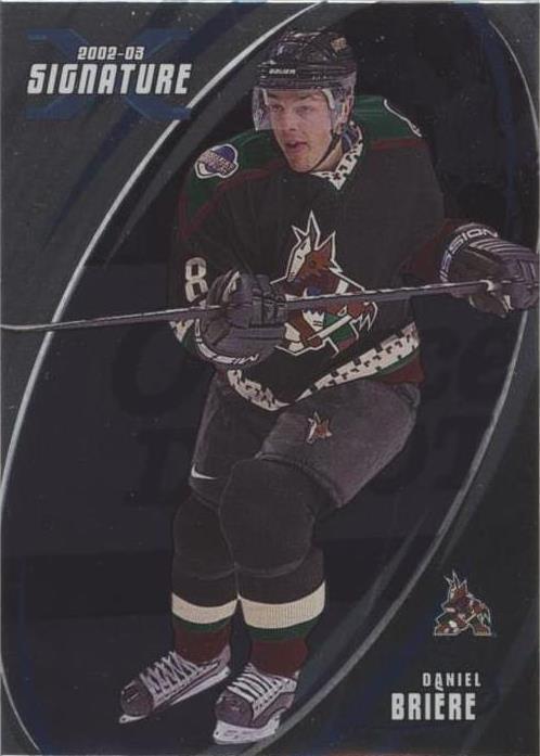 2002-03 In the Game Be A Player Signature Series - Daniel Briere #089
