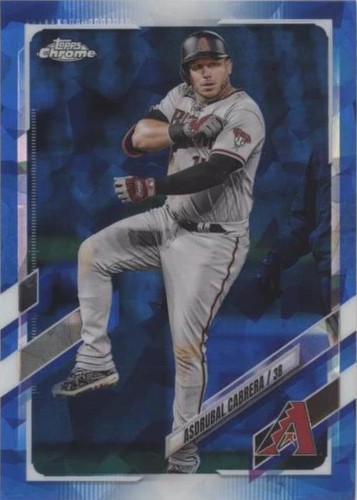 2021 Topps Chrome Update Series Sapphire Edition - Asdrubal Cabrera #US279