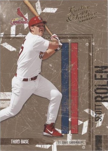 2004 Donruss Leather & Lumber - Scott Rolen #137