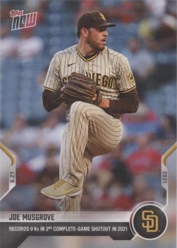 2021 Topps Now - Joe Musgrove #723