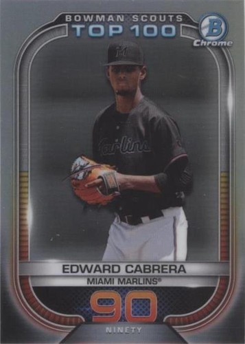 2021 Bowman - Edward Cabrera #BTP-90