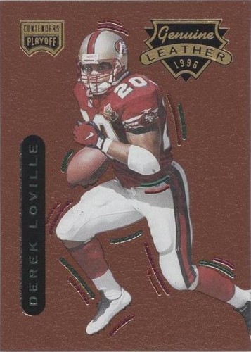 1996 Playoff Contenders Leather Derek Loville #42