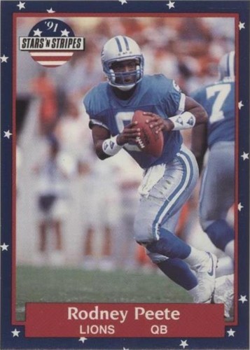 1991 Stars 'n Stripes Rodney Peete #72