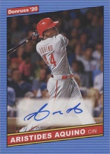 2020 Panini Donruss - Aristides Aquino #86S-AQ
