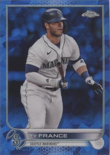 2022 Topps Chrome Sapphire Edition - Ty France #327