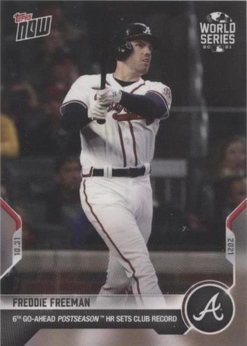 2021 Topps Now - Freddie Freeman #1029