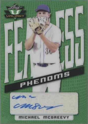 2021 Leaf Valiant - Michael McGreevy #FP-MM4